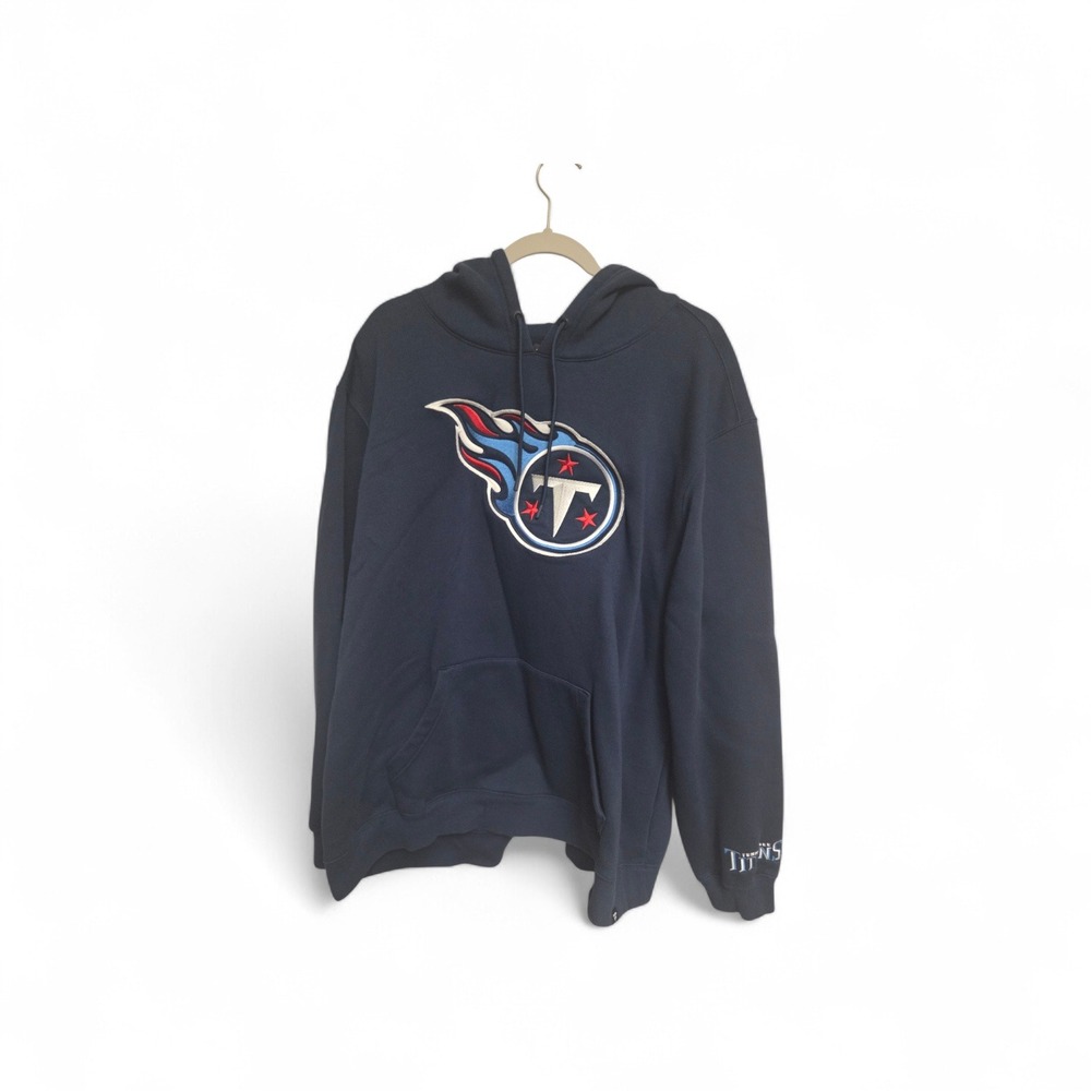 Fanatics Tennessee Titans NFL Hoodie Navy Blue Embroidered Logo Womens‎ 2XL